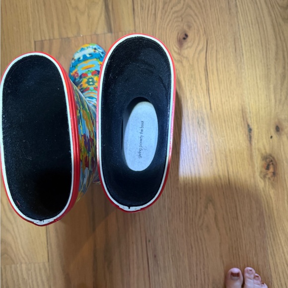 Roma Multicolor Artsy Women's Rain Boots 8 - Picture 7 of 9